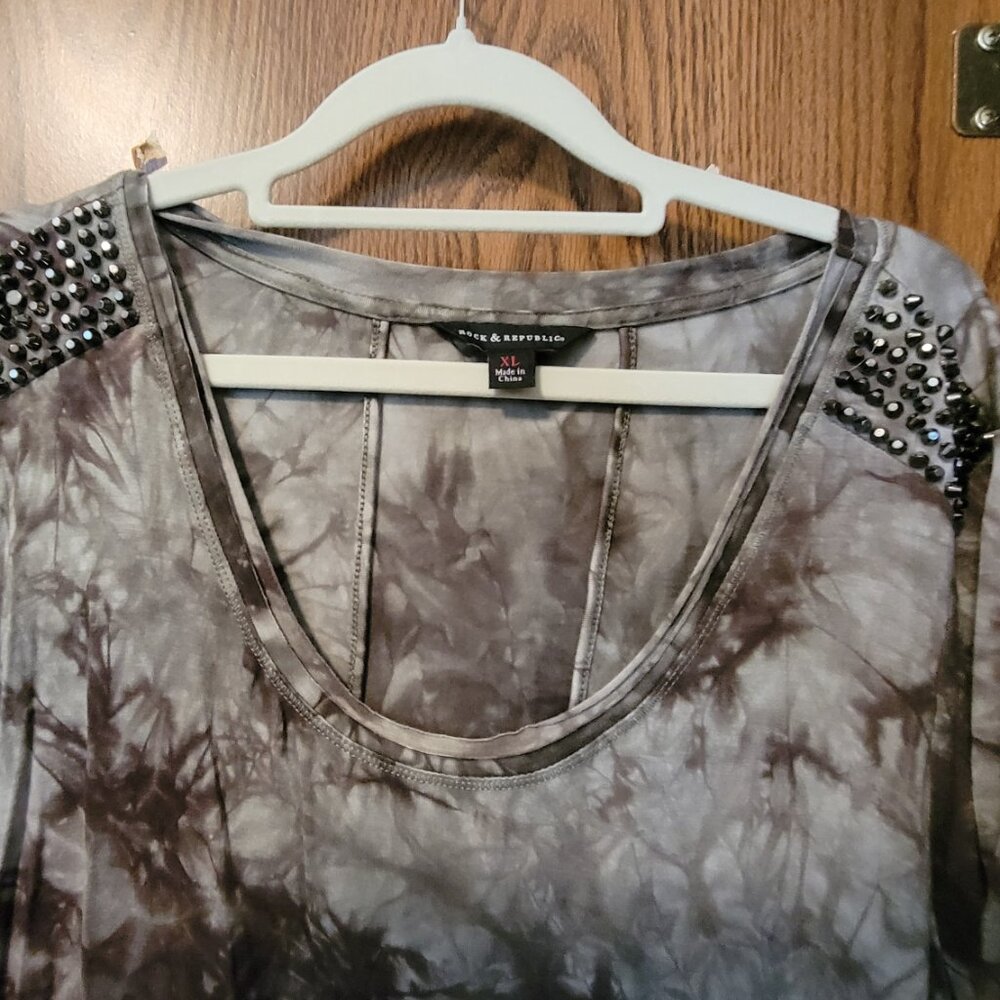 Rock & Republic Rocker Type Shirt Size XL - Picture 5 of 7